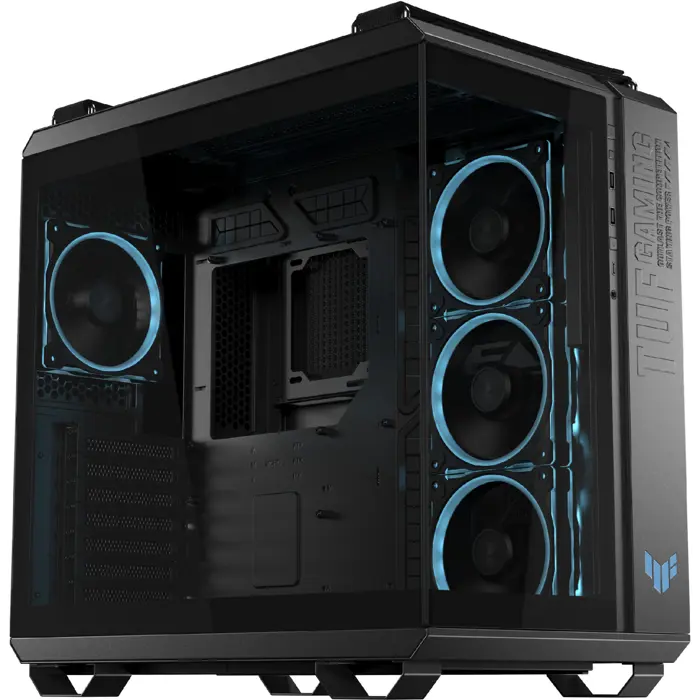 ASUS TUF GAMING GT502 HORIZON ARGB, tower case black, tempered glass x 2