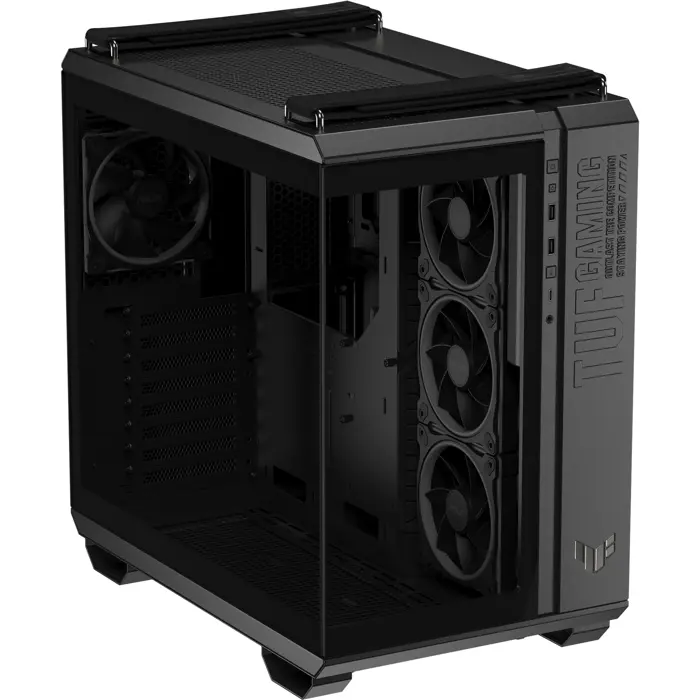 ASUS TUF GAMING GT502 HORIZON ARGB, tower case black, tempered glass x 2