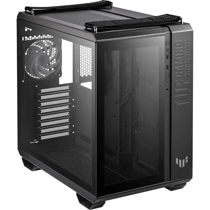 ASUS TUF GAMING GT502 PLUS , Tower case (black, Tempered Glass x 2)