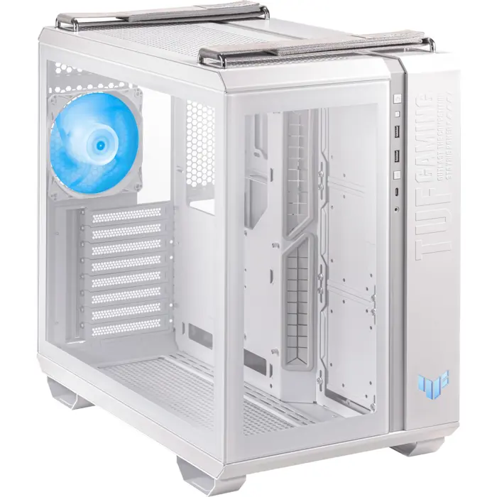 ASUS TUF GAMING GT502 PLUS , Tower case (white, Tempered Glass x 2)
