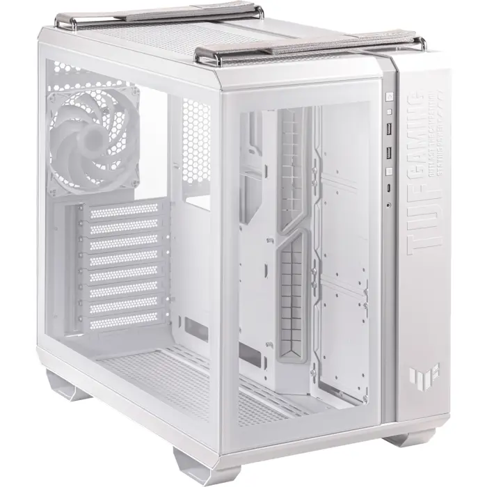 ASUS TUF GAMING GT502 PLUS , Tower case (white, Tempered Glass x 2)
