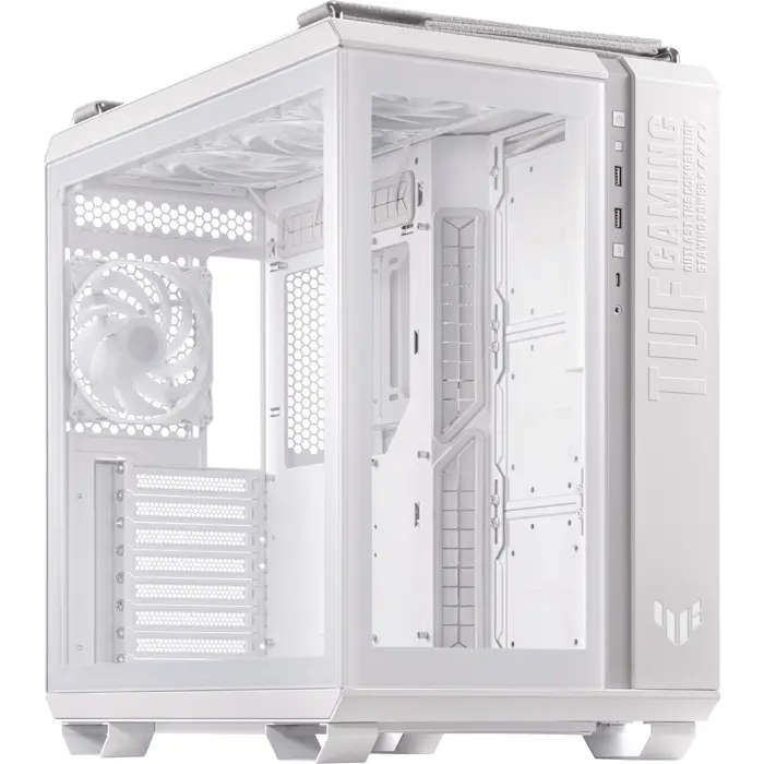 ASUS TUF GAMING GT502 PLUS , Tower case (white, Tempered Glass x 2)