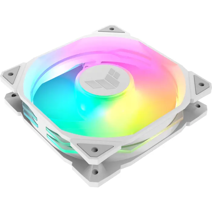 ASUS TUF GAMING TR120 ARGB, case fan (white/transparent, reverse blade, 3-pack, 120 mm)
