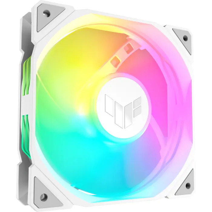 ASUS TUF GAMING TR120 ARGB, case fan (white/transparent, reverse blade, 3-pack, 120 mm)