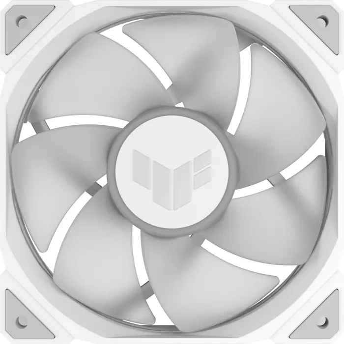 ASUS TUF GAMING TR120 ARGB, case fan (white/transparent, reverse blade, 3-pack, 120 mm)