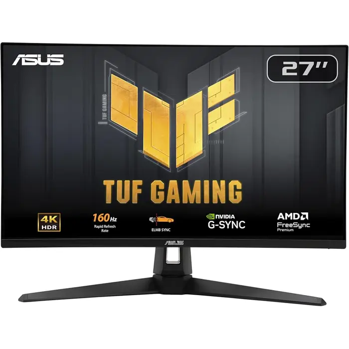 ASUS TUF Gaming VG27UQ1A, 27 Zoll 4K Gaming Monitor, 160Hz, IPS, FreeSync Premium-90LM0AR0-B01371