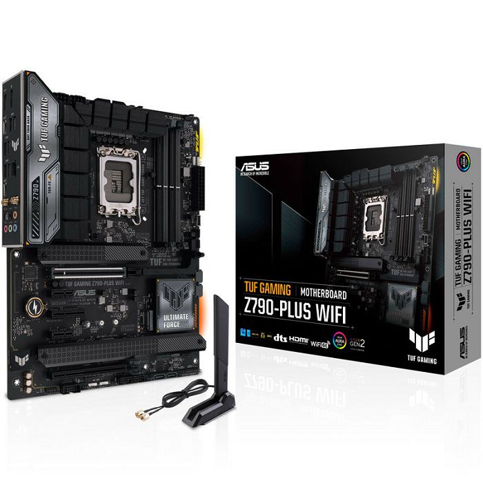 ASUS TUF Gaming Z790 Plus WiFi, Intel Z790 Mainboard - Socket 1700, DDR5 90MB1D80-M0EAY0