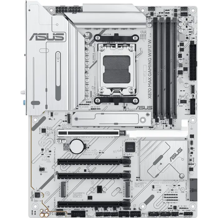 Asus X870 MAX GAMING WIFI7 W (white) - Socket AM5