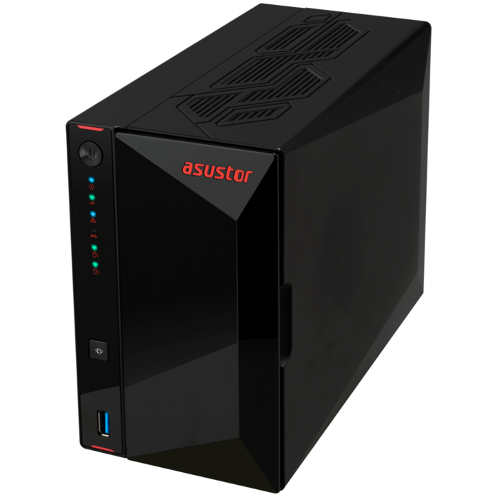 ASUSTOR NAS AS5402T 2x 3.5" 2x M.2 cache 2x 2.5Gbe Celeron QuadCore N5105 2.9GHz 4GB single PSU desktop