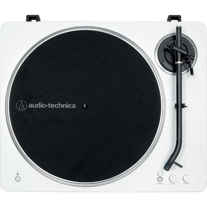 Audio-Technica AT-LP70XBTWS, record player (white/silver, integrated phono preamplifier, Bluetooth, fully automatic, belt drive)