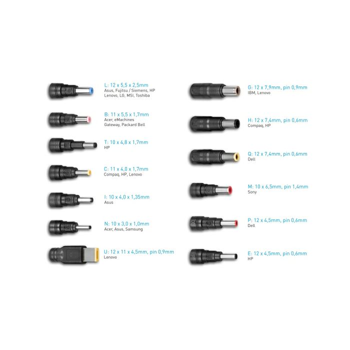 Avacom univerzal. punjač QuickTIP 65W sa 13 konek.
