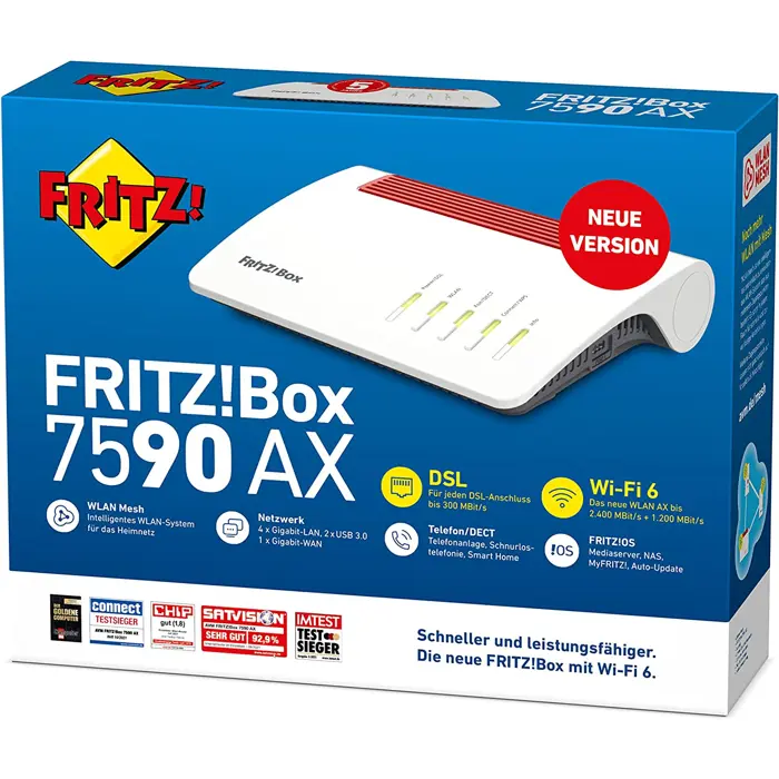 AVM FRITZ!Box 7590 AX version 2, mesh router