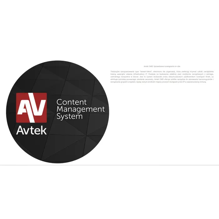 AVTEK INFORMATION MONITOR DS2 86"