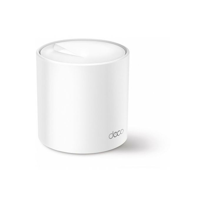 AX3000 Whole Home Mesh Wi-Fi 6 UnitSPEED: 574 Mbps at 2.4 GHz + 2402 Mbps at 5 GHzSPEC: 2× Internal Antennas, 3× Gigabit Ports (WAN/LAN auto-sensing), 2 Streams and HE160 for 5GHzFEATURE: Deco App, Ro