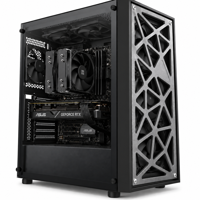BaB GunMetal - Ryzen 7 7800X3D, RTX 5060Ti, 16GB DDR5, 1TB SSD, Windows 11 Pro