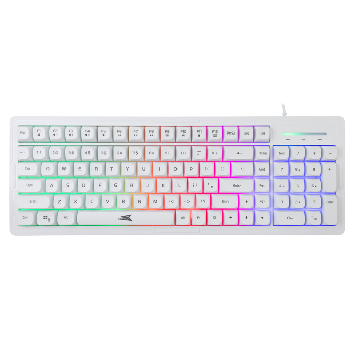 BARACUDA 2u1 gaming set BGC-011 ORCA tipkovnica+miš bijeli