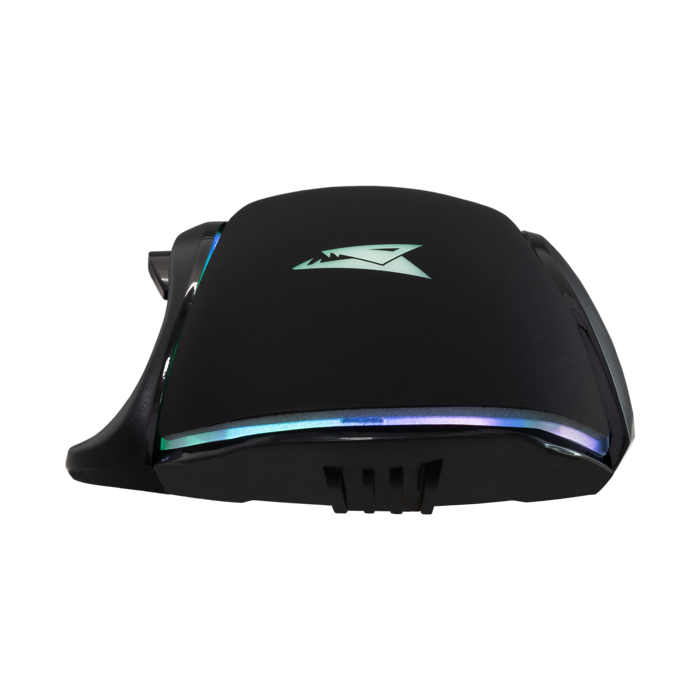 BARACUDA gaming miš BGM-071 PIRANHA crni 7.200dpi