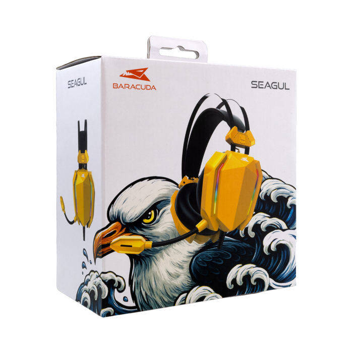 BARACUDA gaming slušalice BGH-041 SEAGUL žute