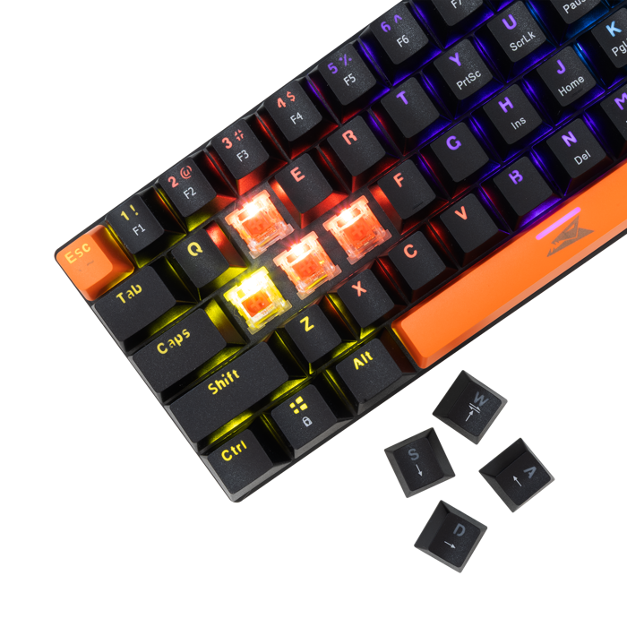 BARACUDA gaming tipkovnica BGK-03111 DOLPHIN crna crv.sw.