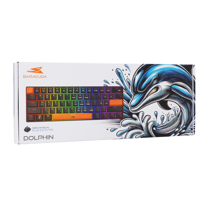 BARACUDA gaming tipkovnica BGK-03111 DOLPHIN crna pl.sw.