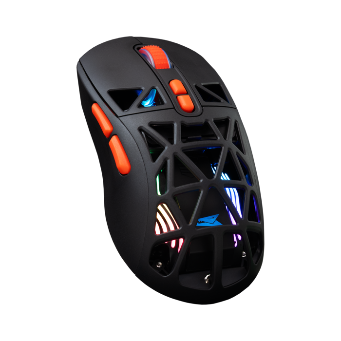 BARACUDA RGB gaming miš BGM-091 SEAL crni 12.800dpi