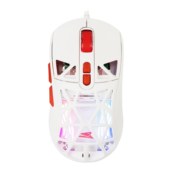 BARACUDA RGB gaming miš BGM-092 SEAL bijeli 12.800dpi