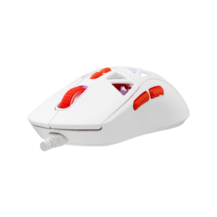 BARACUDA RGB gaming miš BGM-092 SEAL bijeli 12.800dpi