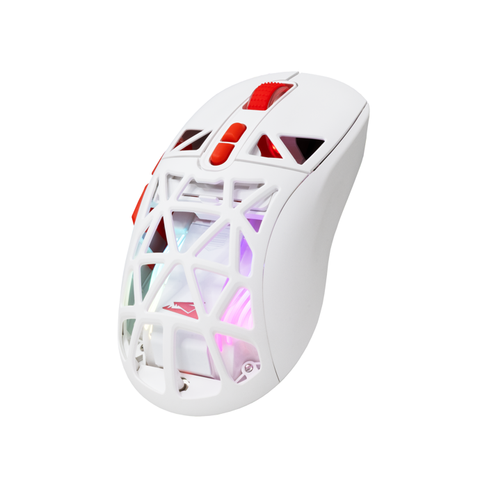 BARACUDA RGB gaming miš BGM-092 SEAL bijeli 12.800dpi