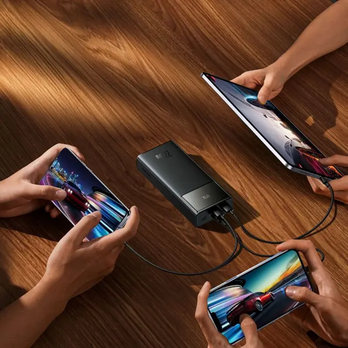 BASEUS ENERFILL FP41 30000 mAh 22.5 W power bank with Baseus Simple USB-A cable 30 cm