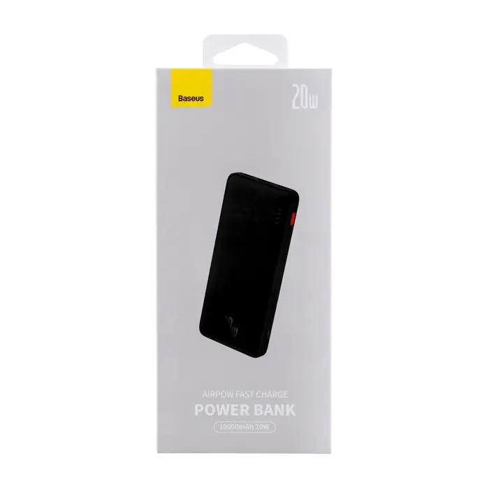 BASEUS POWERBANK AIRPOW 10000MAH 20W (BLACK)