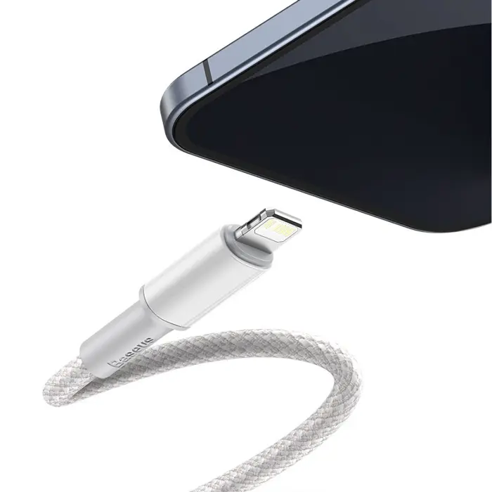 BASEUS USB-C TO LIGHTNING CABLE 20W, 5A, 1M(WHITE)