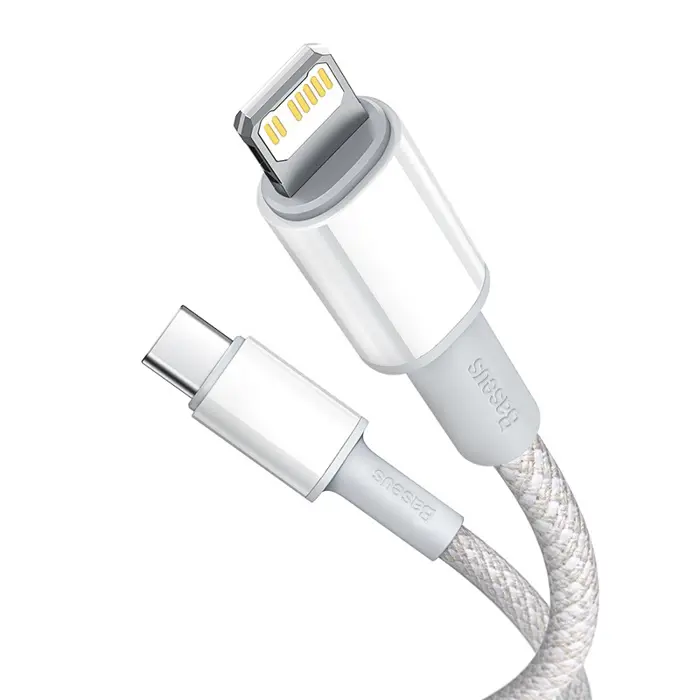 BASEUS USB-C TO LIGHTNING CABLE 20W, 5A, 1M(WHITE)