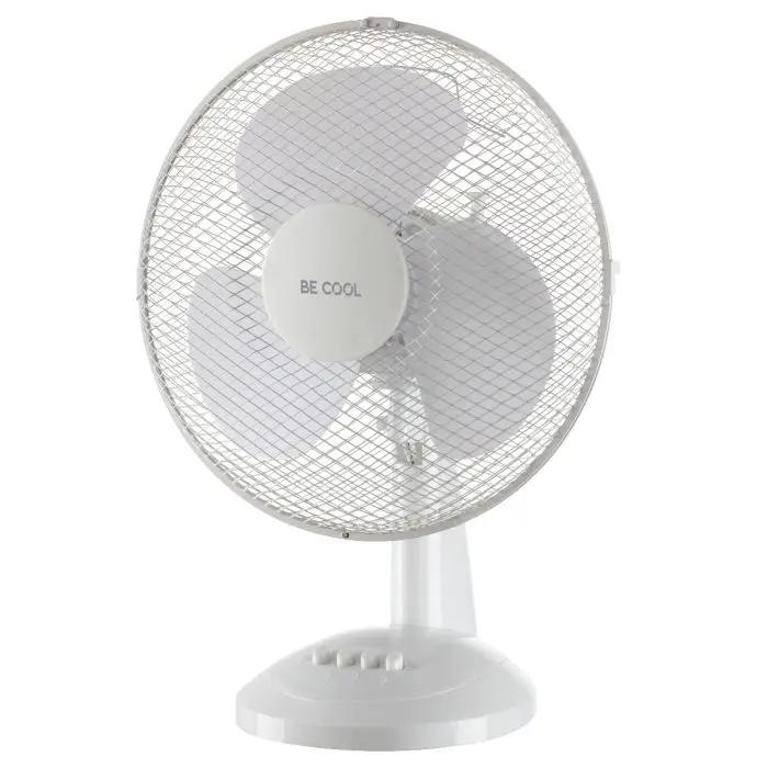 Be Cool namizni ventilator 30 cm BC12TF bele barve