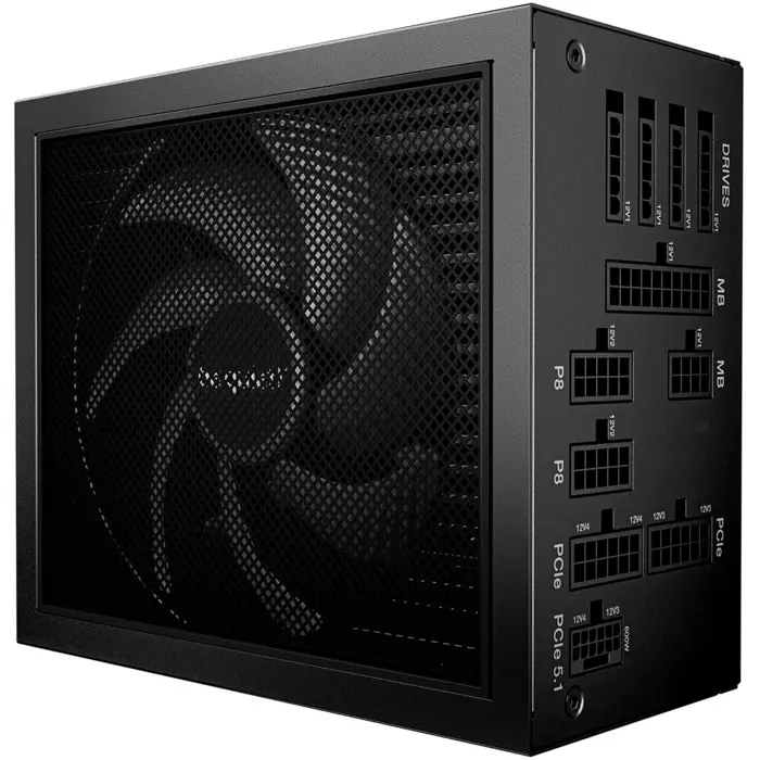 be quiet! DARK POWER 14 1000W, PC power supply black, 1x 12-pin high power GPU, 4x PCIe, cable management, 1000 watts
