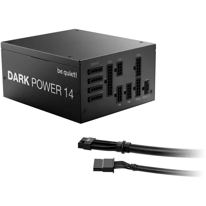 be quiet! DARK POWER 14 850W, PC power supply, black, 1x 12-pin high-power GPU, 4x PCIe, cable management, 850 watts