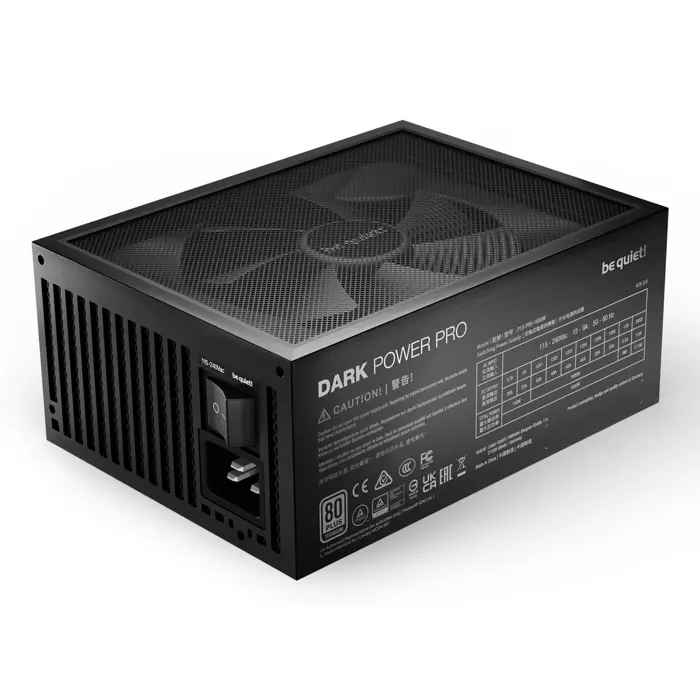be quiet! Dark Power Pro 13 | 1600W power supply unit 20+4 pin ATX ATX Black