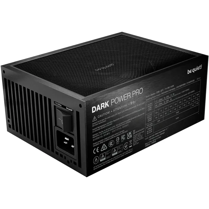 Be quiet Dark Power Pro 14 IO 1600W (black, 1600 watts)
