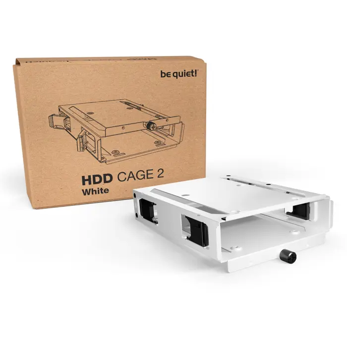 be quiet! HDD CAGE 2 WHITE, mounting frame (white, for Dark Base 901 series)