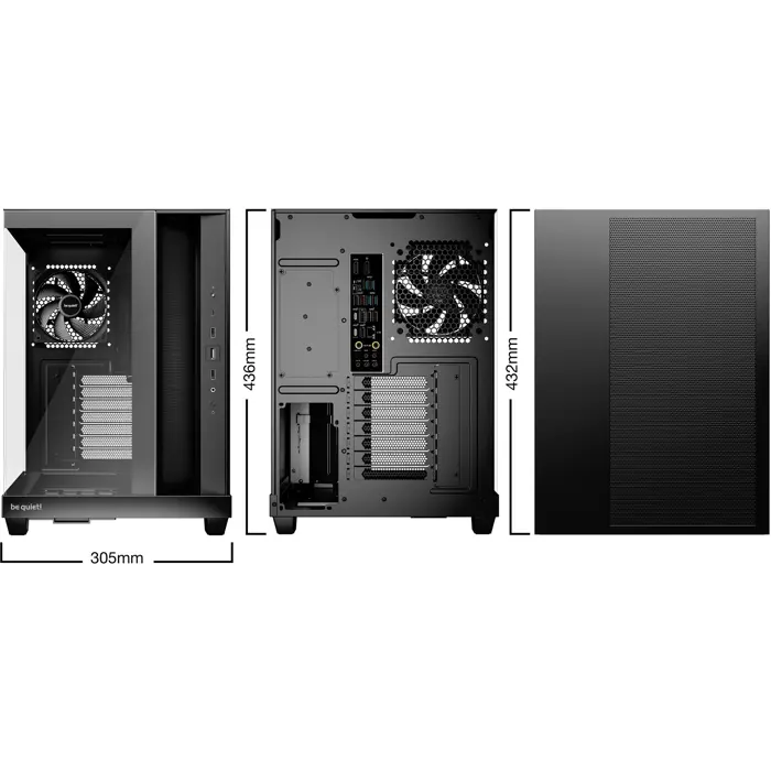 be quiet! Light Base 500, tower case, black