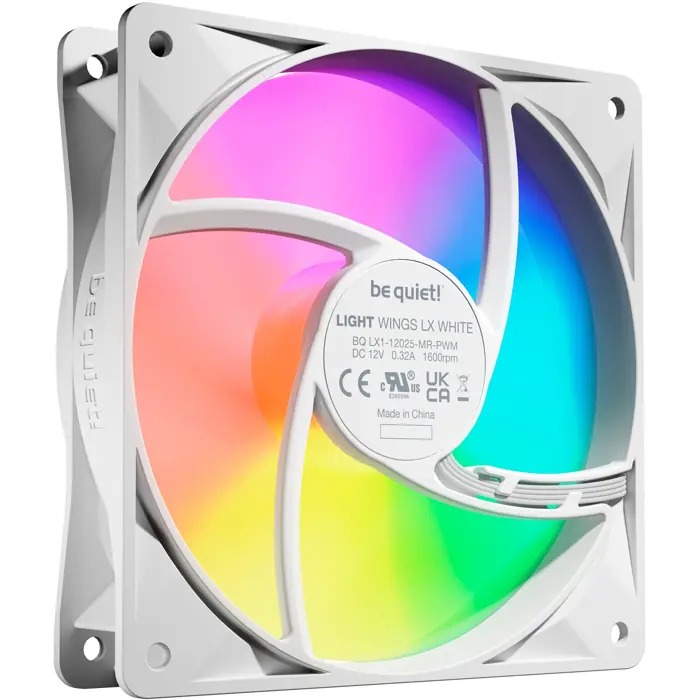 be quiet! Light Wings LX 120mm PWM White Triple Pack, case fan (white, pack of 3)
