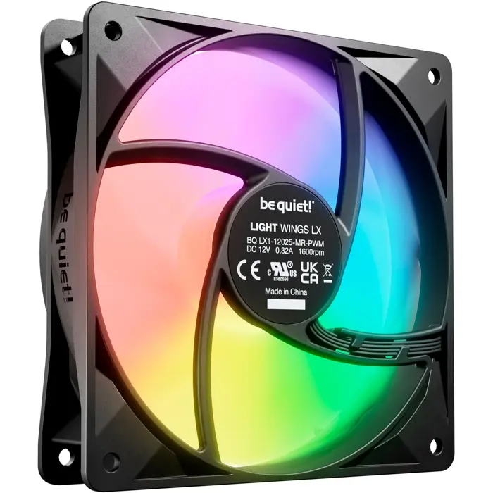 be quiet! Light Wings LX PWM 120 mm, case fan (black)