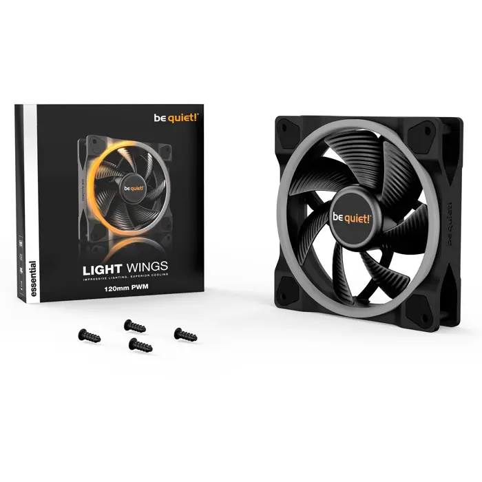 be quiet! Light Wings PWM 120x120x25 - BL072