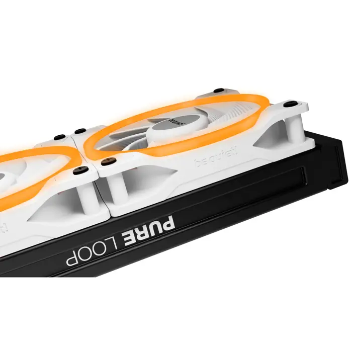 be quiet! Light Wings White 120mm PWM high-speed triple pack, case fan (white, pack of 3, incl. ARGB hub)