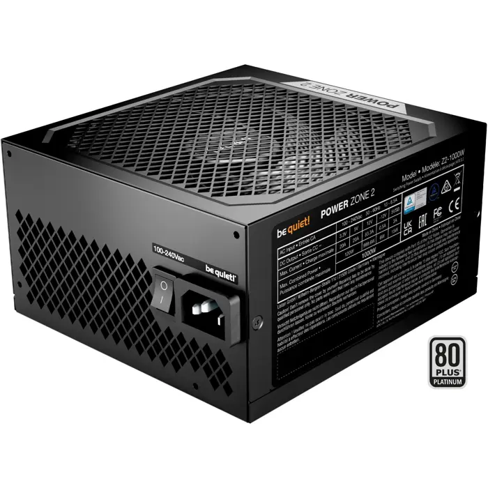 Be quiet POWER ZONE 2 1000W, Platinum