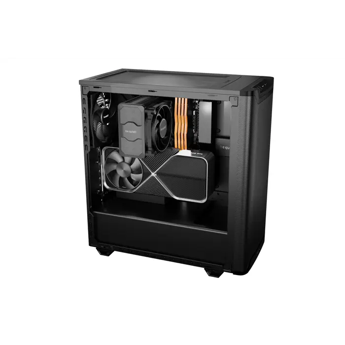 be quiet! Pure Base 501 Airflow Midi-Tower, ATX, Tempered Glass - black-BGW74