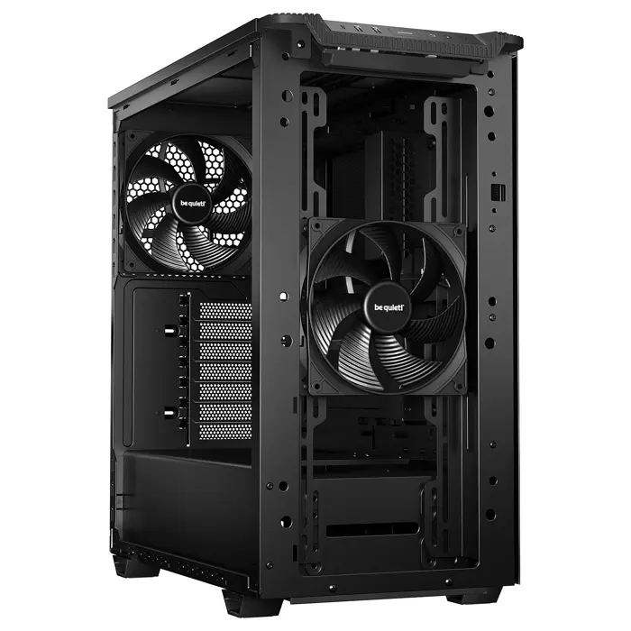 be quiet! Pure Base 501 Airflow Midi-Tower, ATX, Tempered Glass - black-BGW74