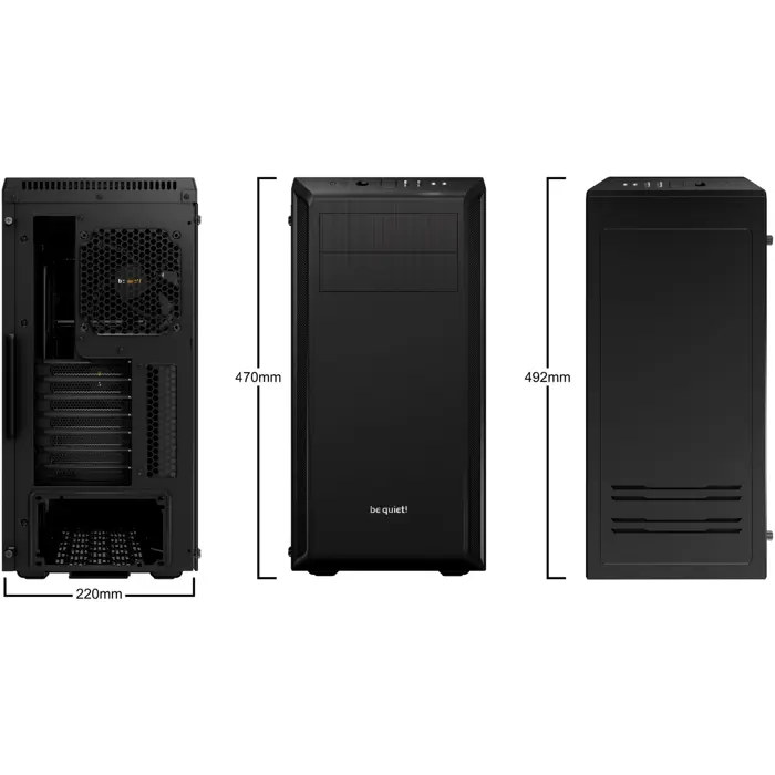 be quiet! PURE BASE 600 Window - black