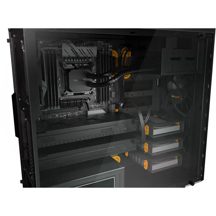be quiet! PURE BASE 600 Window - black/orange