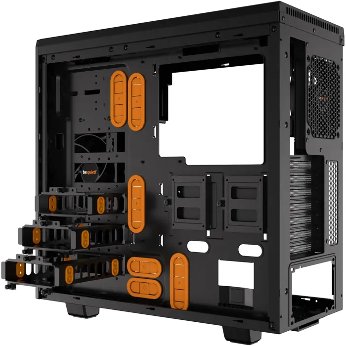 be quiet! PURE BASE 600 Window - black/orange