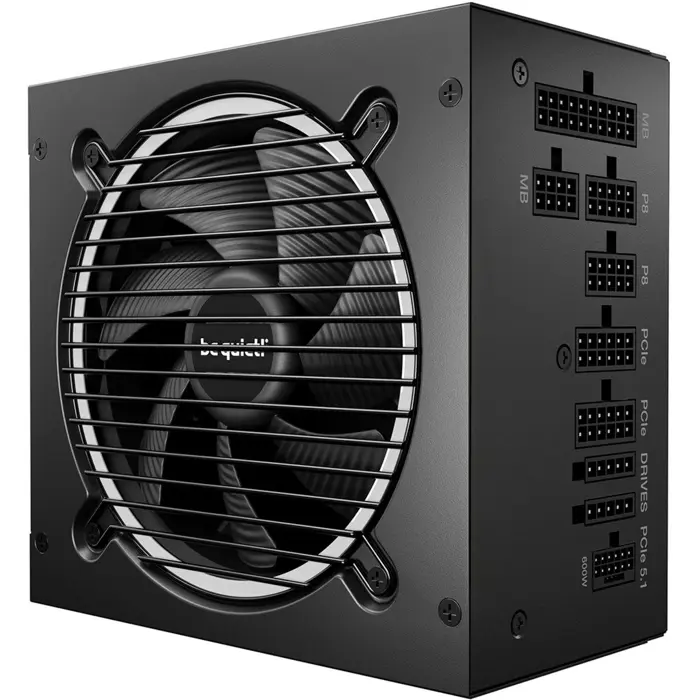 be quiet! Pure Power 13 M 1000W, PC power supply black, 1x 12-pin high power GPU, 4x PCIe, cable management, 1000 watts